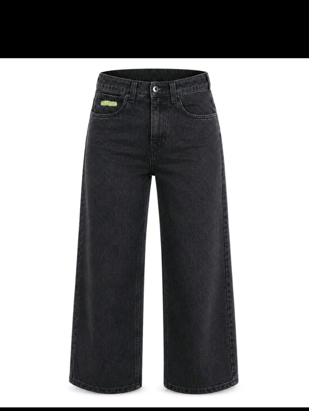 Empyre Relax Black Washed Baggy Skate Jeans Men's 34 X 30 Wide Leg Y2K Grunge
